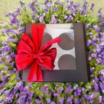 4 Hole Cupcake Boxes with Red Ribbon Bow for Elegant Cupcake Presentation
