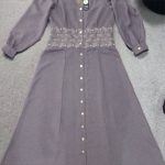 Long Sleeve Floral Maxi Kaftan Gown for Party Summer Dress