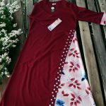 Women’s Floral Long Sleeve Maxi Jubba Kaftan Gown