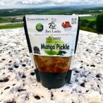 Handmade Mango Pickle 150g Jar with Lime, Salt, Chilli, and Pepper