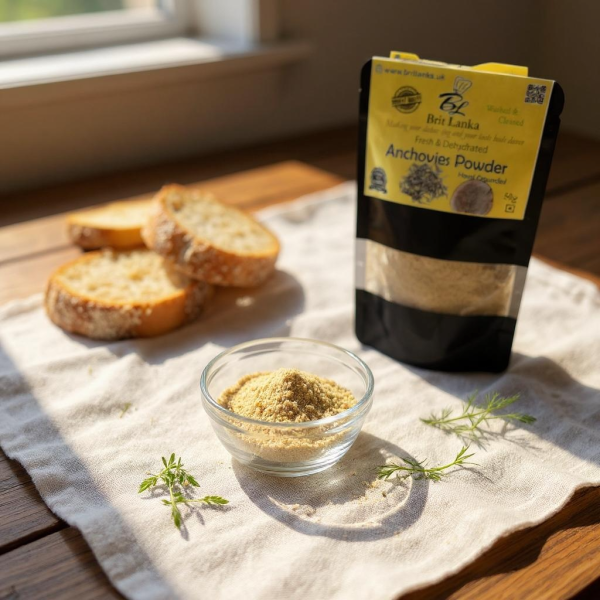 Ceylon Washed & Clean Dehydrated Hand-Ground Anchovies Powder | Fresh Natural Seasoning 50g - Image 3