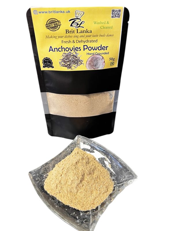 Ceylon Washed & Clean Dehydrated Hand-Ground Anchovies Powder | Fresh Natural Seasoning 50g - Image 5