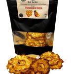 Dehydrated Ceylon Pineapple Rings as a natural cocktail garnish in a 50g pack