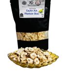 Ceylon Dehydrated Ash Plantain Chips Green Raw Banana Slices 100g