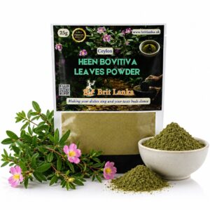 Ceylon HeenBovitiva Leaves Powder Natural Premium, Quality 25g