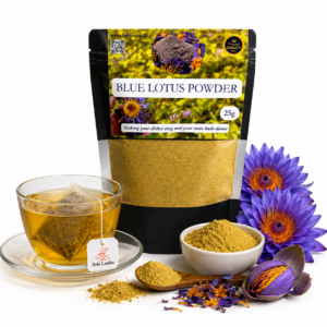 Blue Lotus Flower Powder Clean & Wash Sri Lanka Lotus 25g