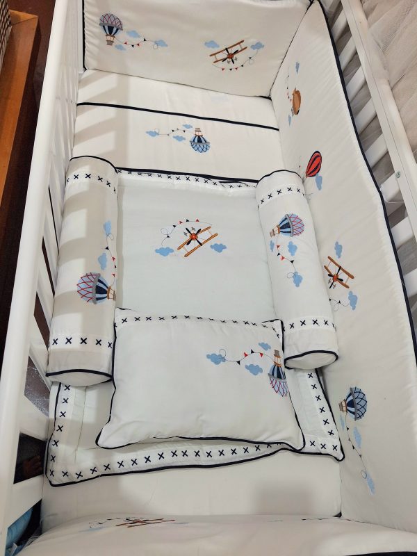 Luxury Handmade 25PCS Nursery Crib Cotton Bedding Sets Collection Size 80x140 CM - Image 4