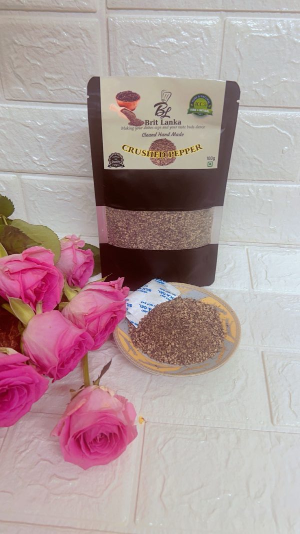 Crushed Ceylon Black Pepper Great  A Take the Taste Test wash&Clean&Dried 100g - Image 2