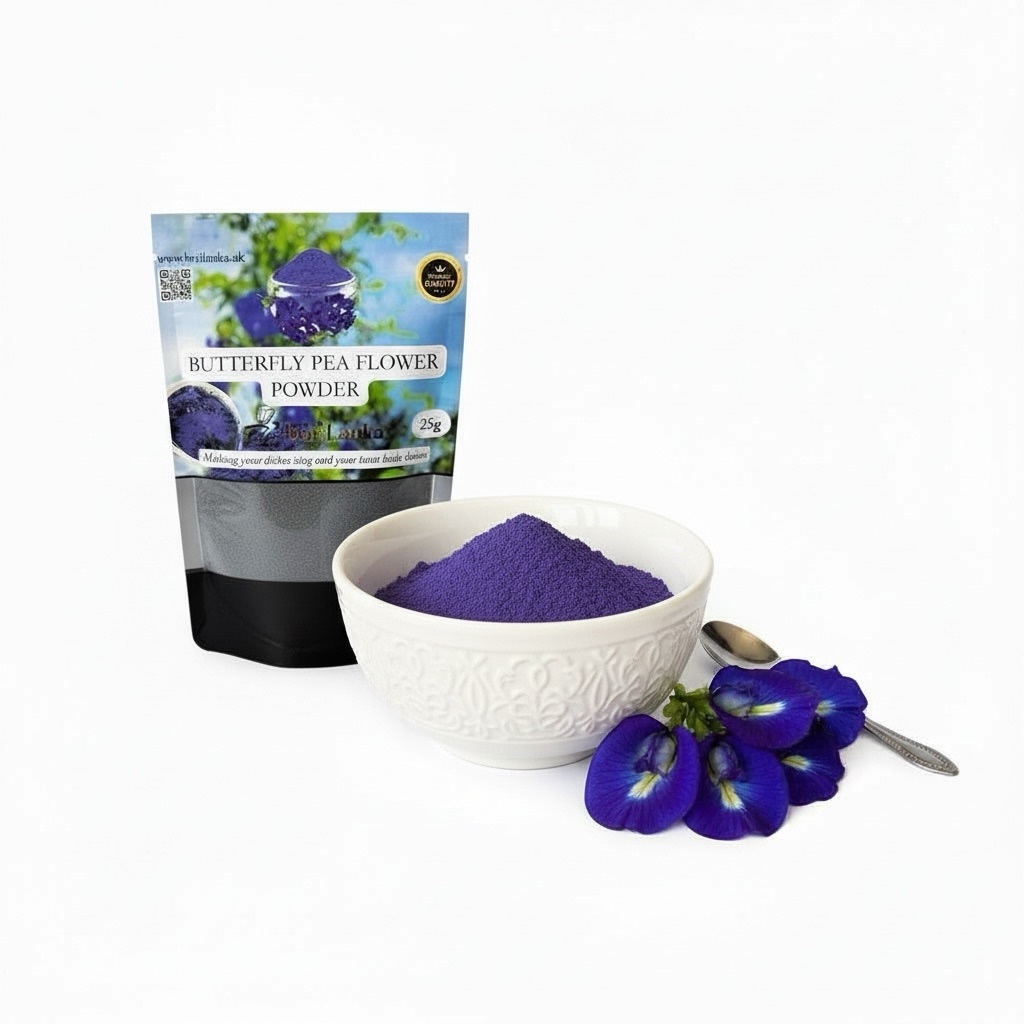 Dried Ceylon Blue Butterfly Pea flowers Powder Herbal 25g
