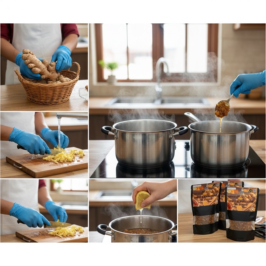 Natural Ceylon Chopped Ginger Preserve pure 100g - Image 10