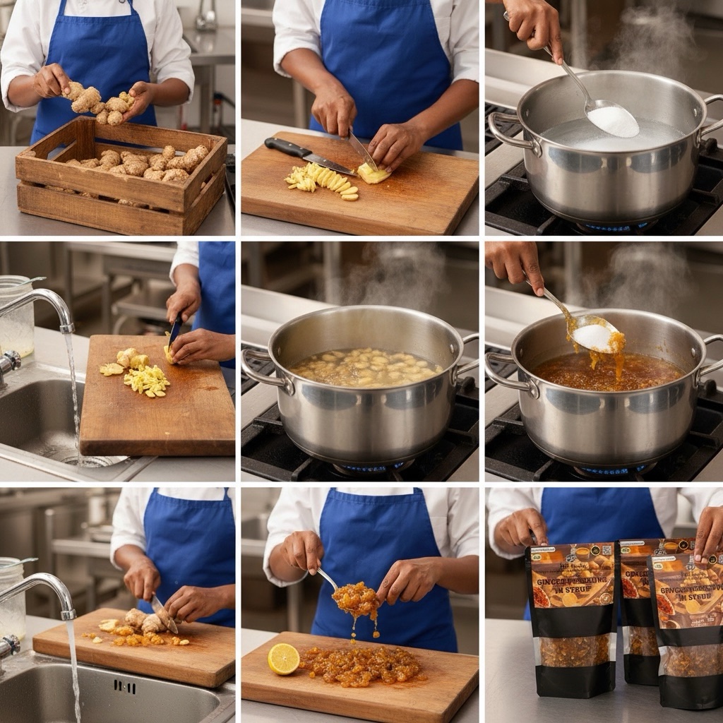 Natural Ceylon Chopped Ginger Preserve – Pure 100g - Image 7