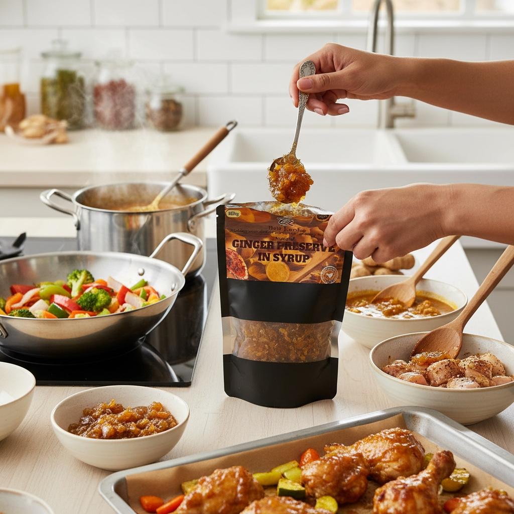 Natural Ceylon Chopped Ginger Preserve – Pure 100g - Image 5