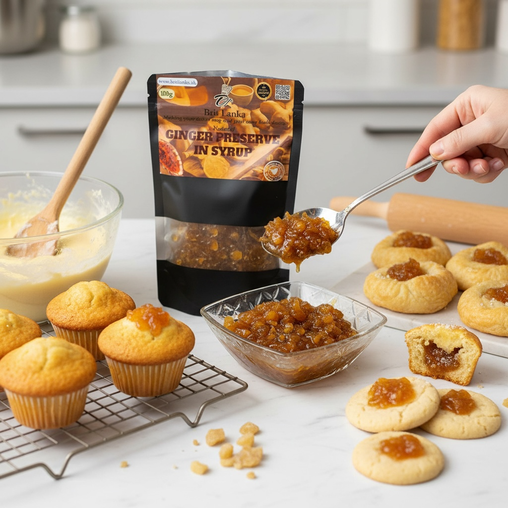 Natural Ceylon Chopped Ginger Preserve – Pure 100g - Image 2