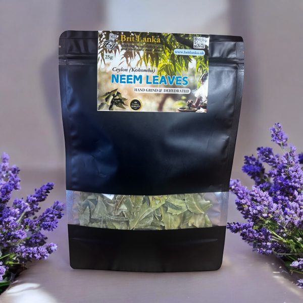 Hand Grind Dehydrated Neem Leaves  Neutral Ceylon Leaves (Kohomba Leaves) 25g