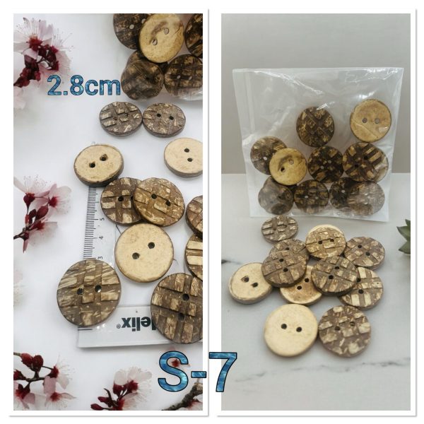 Coconut Shell Buttons