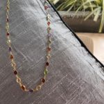 14K Gold Semi-Precious Natural Stone Hand-Made Necklace