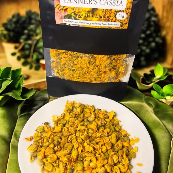 Hot cup of Aavaram Poo herbal tea made from Senna auriculata powder