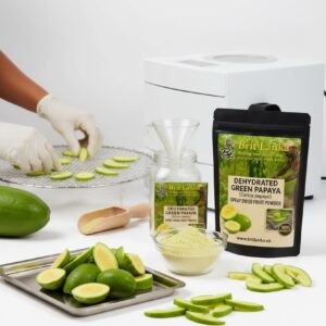 Brit Lanka Green Papaya Powder (Raw/Kaccha) - 25g